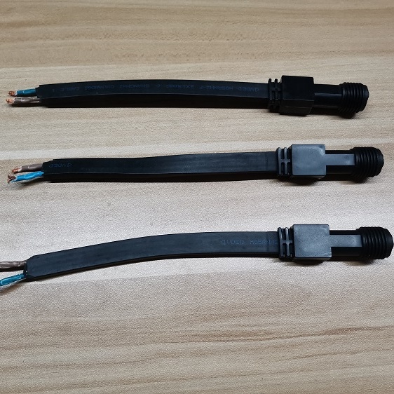 中国からのカスタマイズされた防水接続可能な PVC ラウンド フラット ラバー延長ケーブル メーカー |ウェンダ・デコ 25