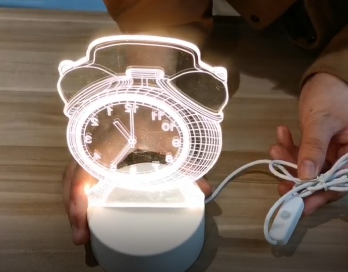 Home Decor Light for Kids Bedroom Gift 3D Usb Promotional Anime Acrylic Table Lamps Night Light 2