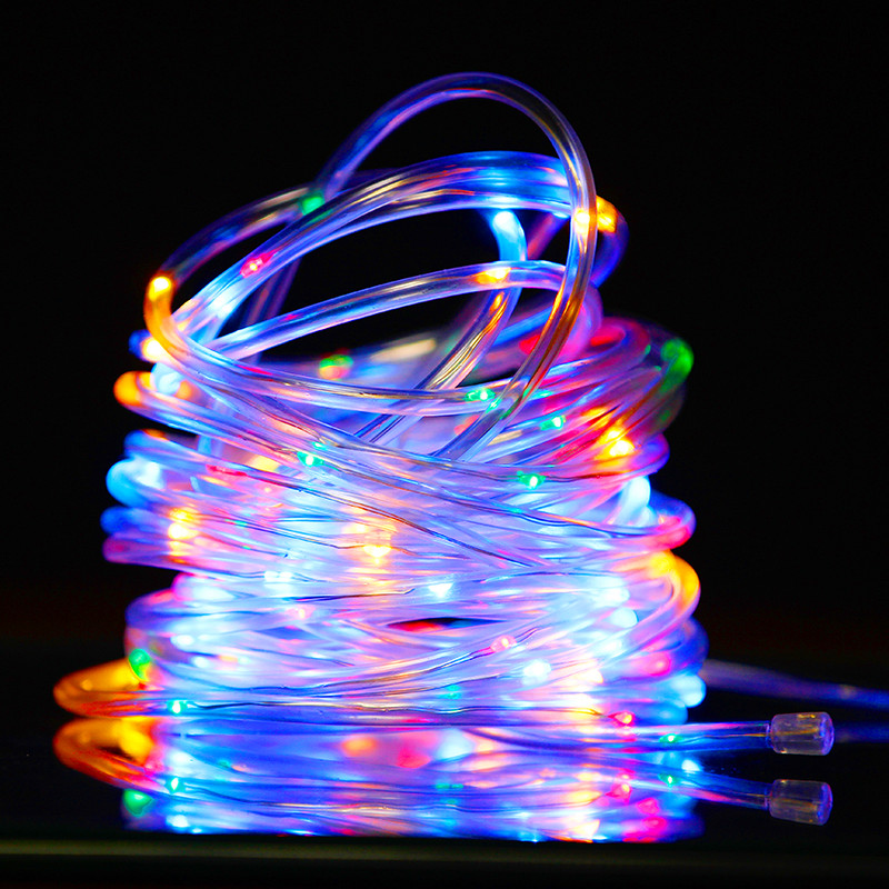 led rope solar lights