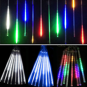 屋外クリスマス装飾ライト防水滝 LED 流星ランプ 30 センチメートル 50 センチメートル 220v led med スターバースト降雪ライト 16