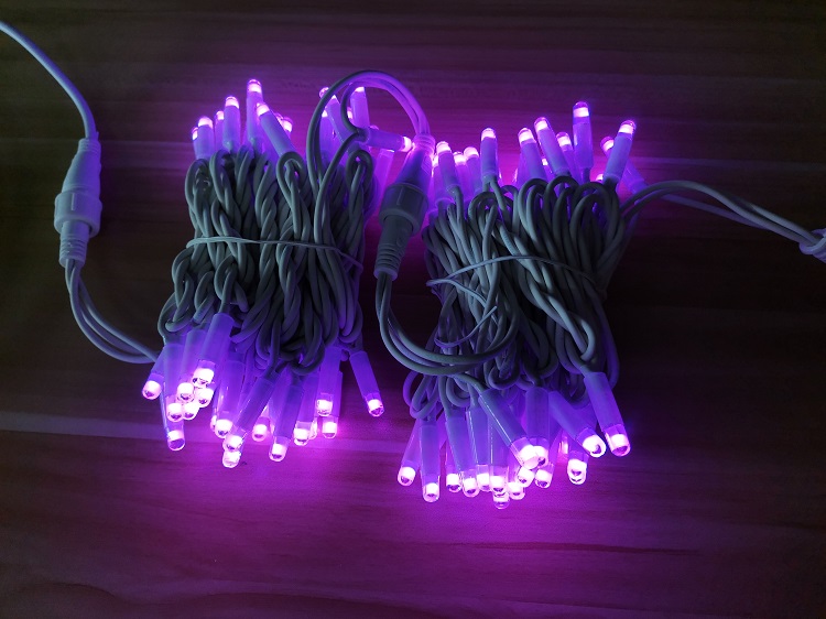Kabel karet lampu tali peri LED RGB 230V 17