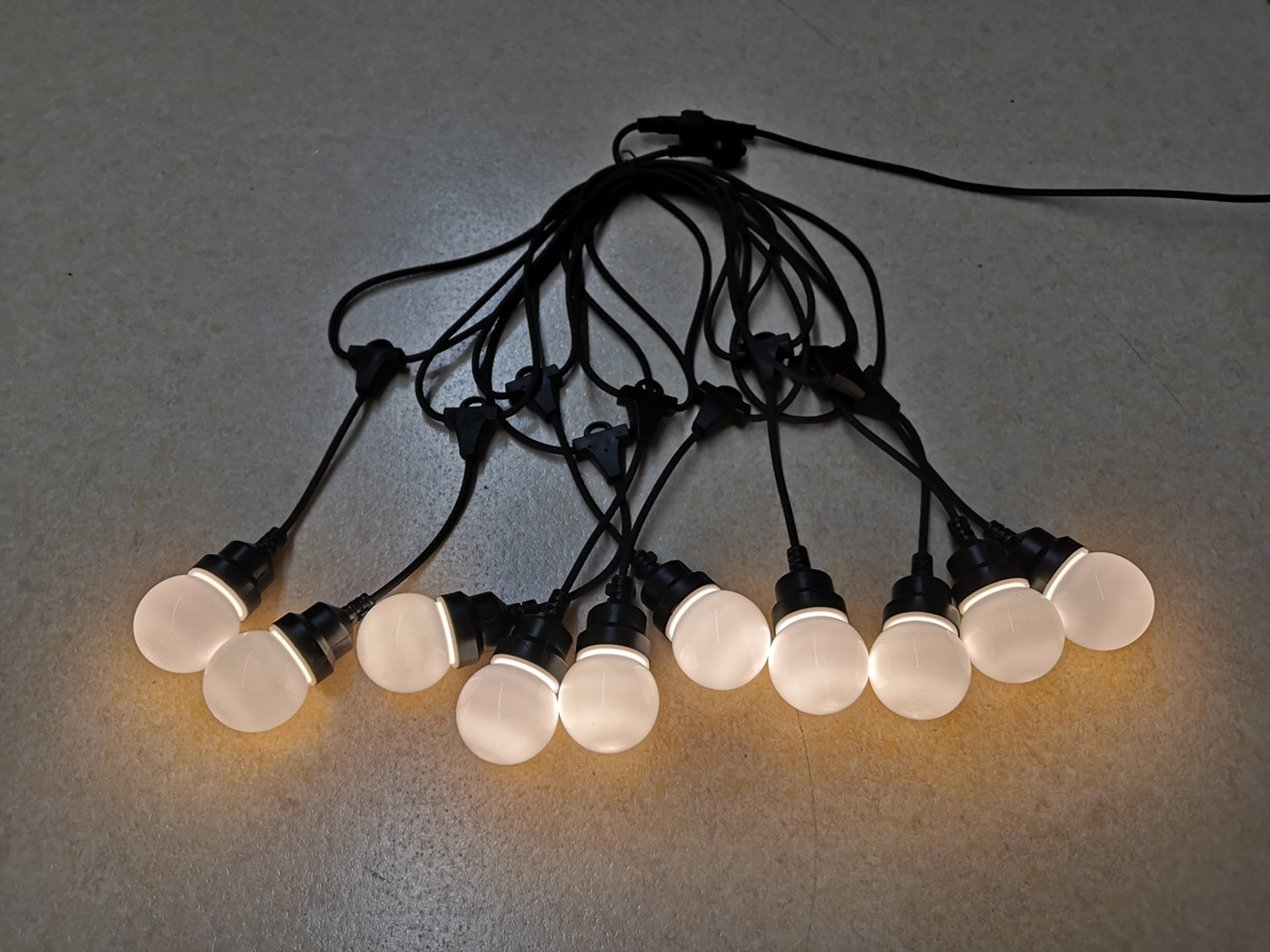 ดีไซน์ใหม่ 5m/10bulbs g50 IP44 ไฟสตริงกันน้ำกลางแจ้ง | เวนด้า เดโค 10