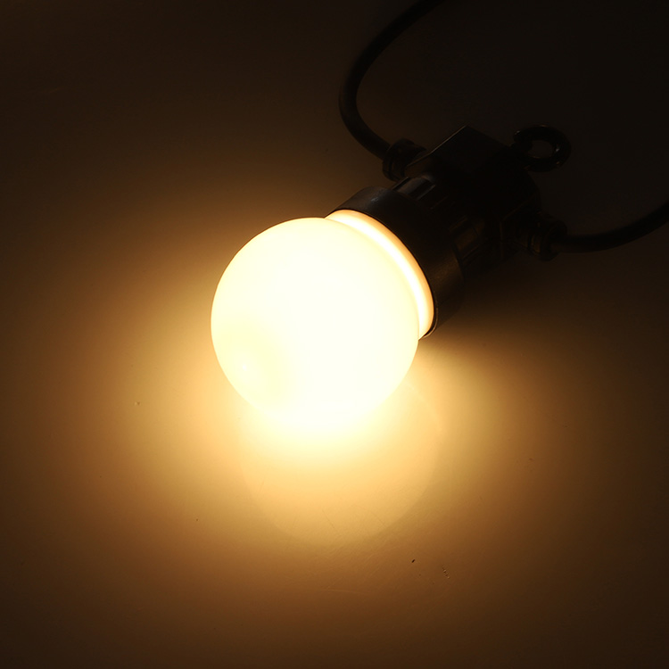 Wendadeco 5M 10LED Globe String Lights مقاوم للماء G50 لمبات الإضاءة لتزيين حفلات الزفاف في الأماكن المغلقة في الهواء الطلق 16