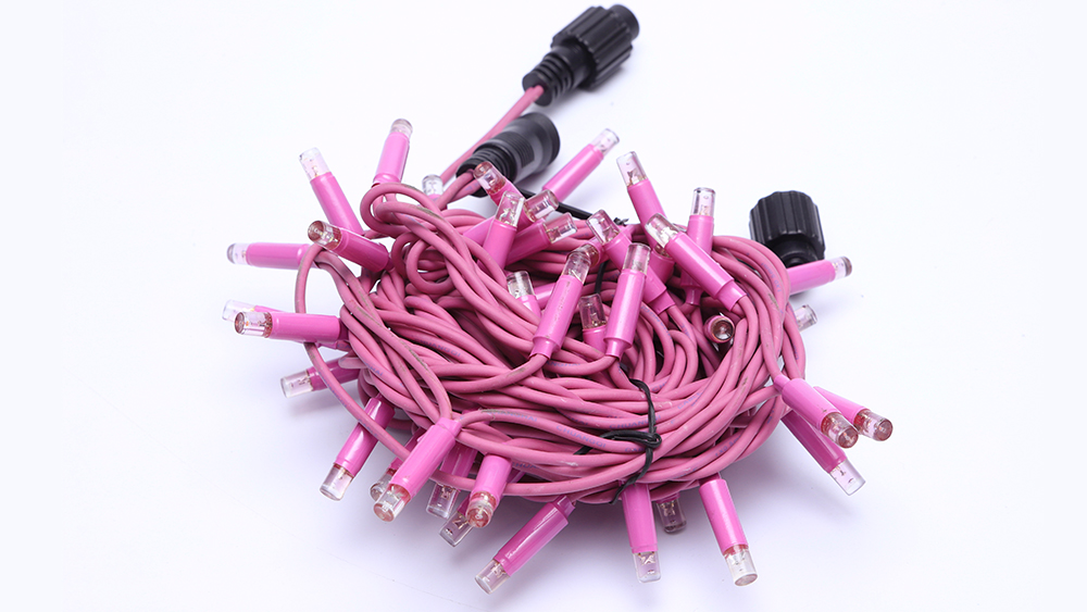 Kabel Karet Warna-warni yang Disesuaikan Produsen Lampu Tali Peri Led Kelas Komersial Dari Cina | Wenda Deco 2