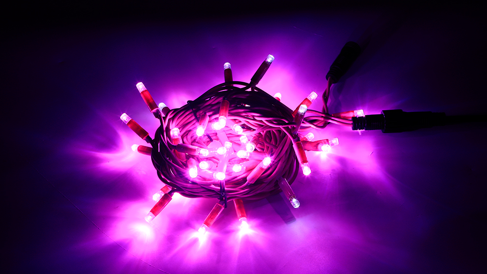 Kabel Karet Warna-warni yang Disesuaikan Produsen Lampu Tali Peri Led Kelas Komersial Dari Cina | Wenda Deco 3