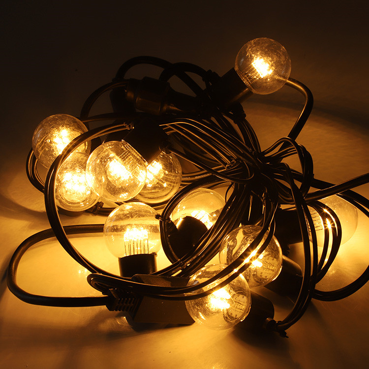 CE ROHS Lampu Dekorasi Led Lampu Dekorasi Natal Dekorasi Luar Ruangan Putih Hangat RGB Hitam Putih IP44 220-240V -20--40 10