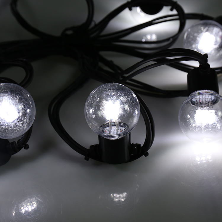 CE ROHS Lampu Dekorasi Led Lampu Dekorasi Natal Dekorasi Luar Ruangan Putih Hangat RGB Hitam Putih IP44 220-240V -20--40 12