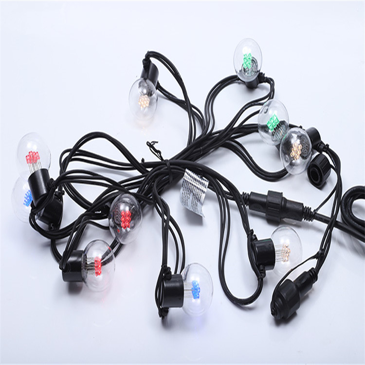 CE ROHS Lampu Dekorasi Led Lampu Dekorasi Natal Dekorasi Luar Ruangan Putih Hangat RGB Hitam Putih IP44 220-240V -20--40 28