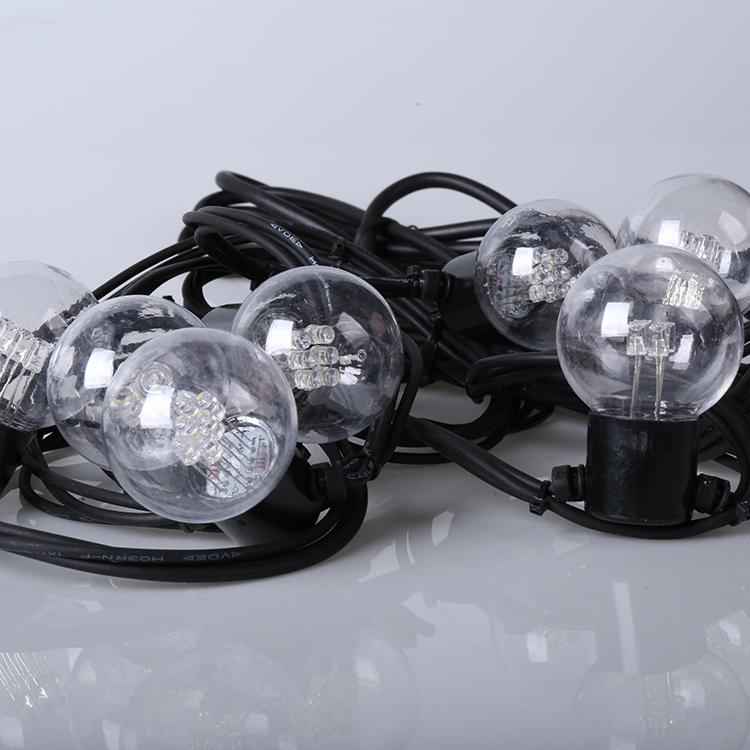 CE ROHS Lampu Dekorasi Led Lampu Dekorasi Natal Dekorasi Luar Ruangan Putih Hangat RGB Hitam Putih IP44 220-240V -20--40 30