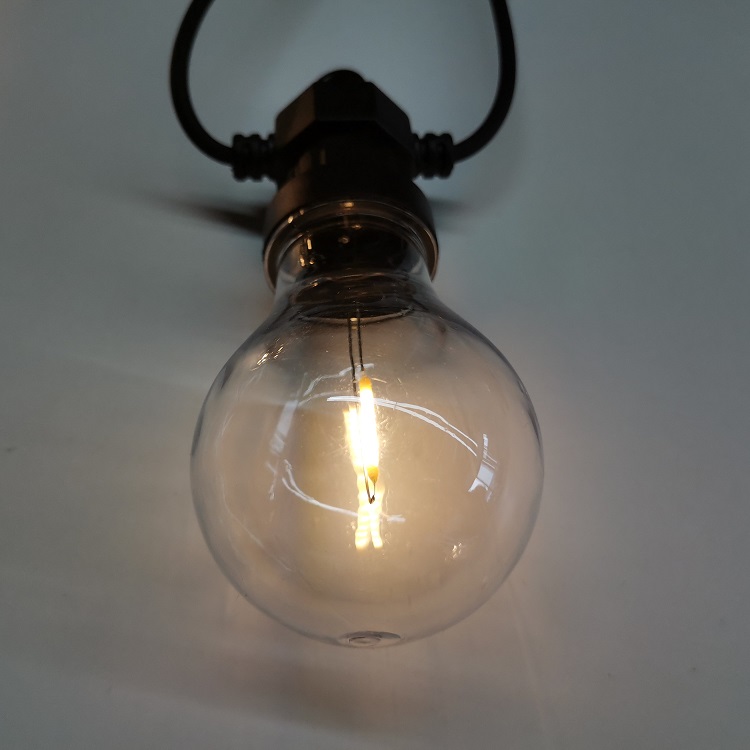 WENDA - A19 A60 a energia solare per esterni ha condotto le luci decorative per la stringa da campeggio solare A19 stringa solare 32