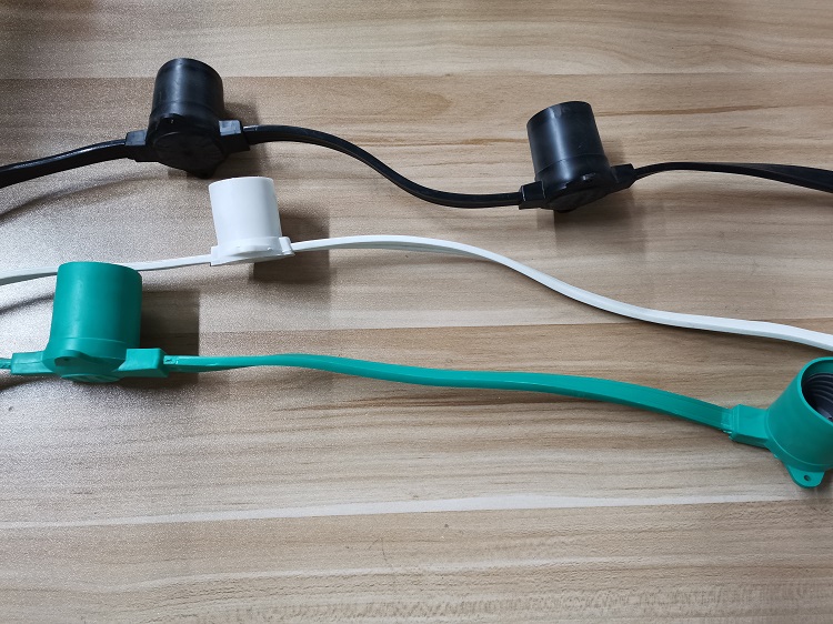 Kualitas Kabel memperhiasi lampu sabuk luar ruangan berkualitas 100m kabel memperhiasi IP65 tahan air Produsen E27 | Wenda Deco 45