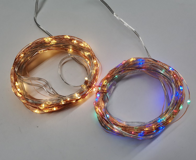 Christmas decoration outdoor solar 8 function 100 led copper wire fairy light led string 10m 32