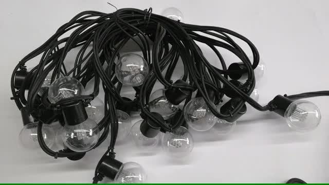 Quality Outdoor festival decor G45 light bulb led string light chain G45 G50 LED garland string Manufacturer | Wenda Deco
