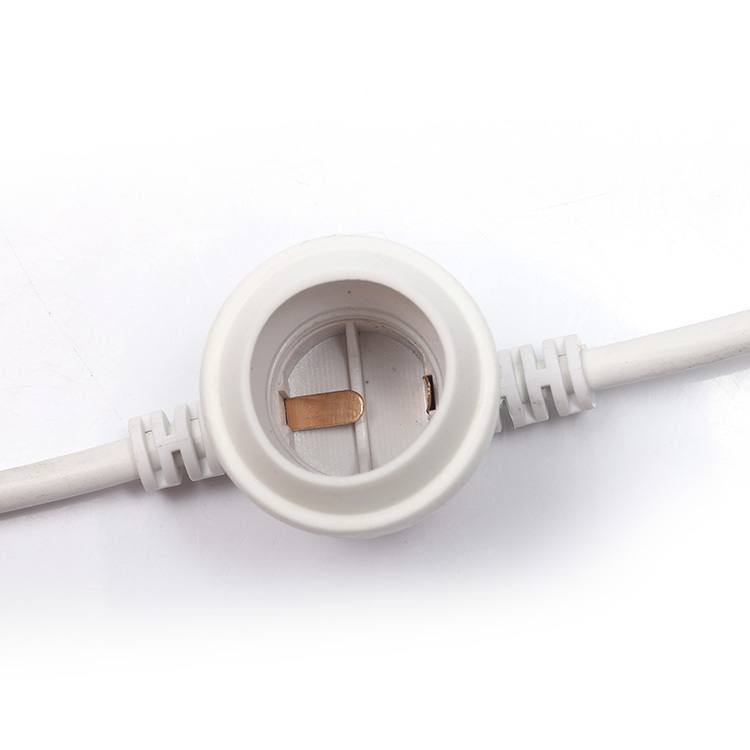 calidad 220v 10m 20 portalámparas e27 b22 led festoon cinturón luces fabricante | wenda deco 37