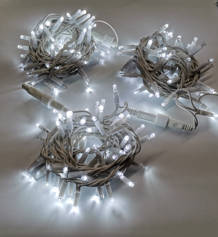 Christmas fairy lights led warm white flashing white connectable commercial decoration outdoor fairy lights 20