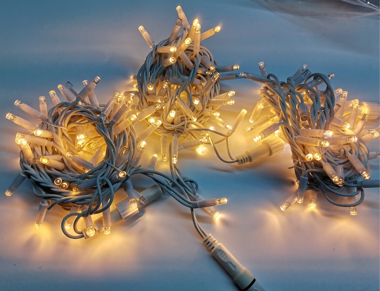 Christmas fairy lights led warm white flashing white connectable commercial decoration outdoor fairy lights 38