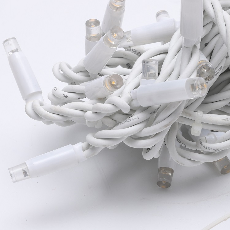 Christmas fairy lights led warm white flashing white connectable commercial decoration outdoor fairy lights 50