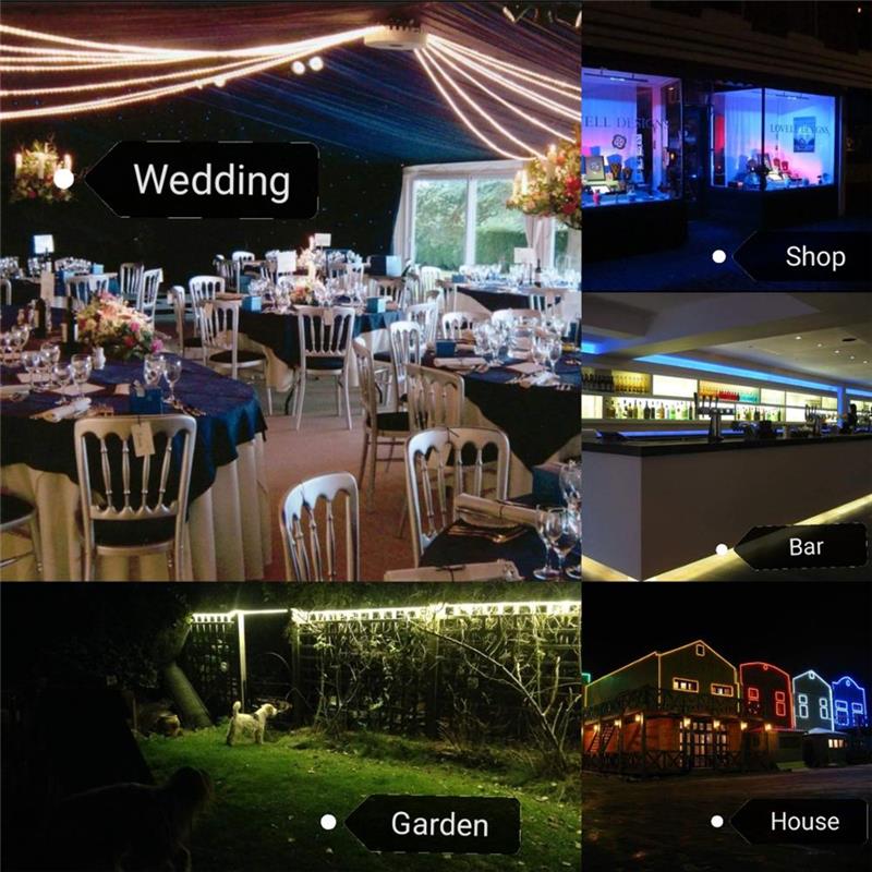 Wenda – Outdoor-Dekoration, Terrasse, Urlaub, Fee, Seil, LED-Schnur, Weihnachtslicht, LED-Lichterkette 26