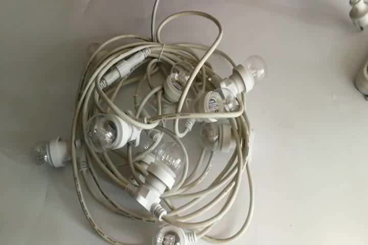 Best white cable e27 string light for Christmas Festoon Lighting 100m Company - Wenda Deco