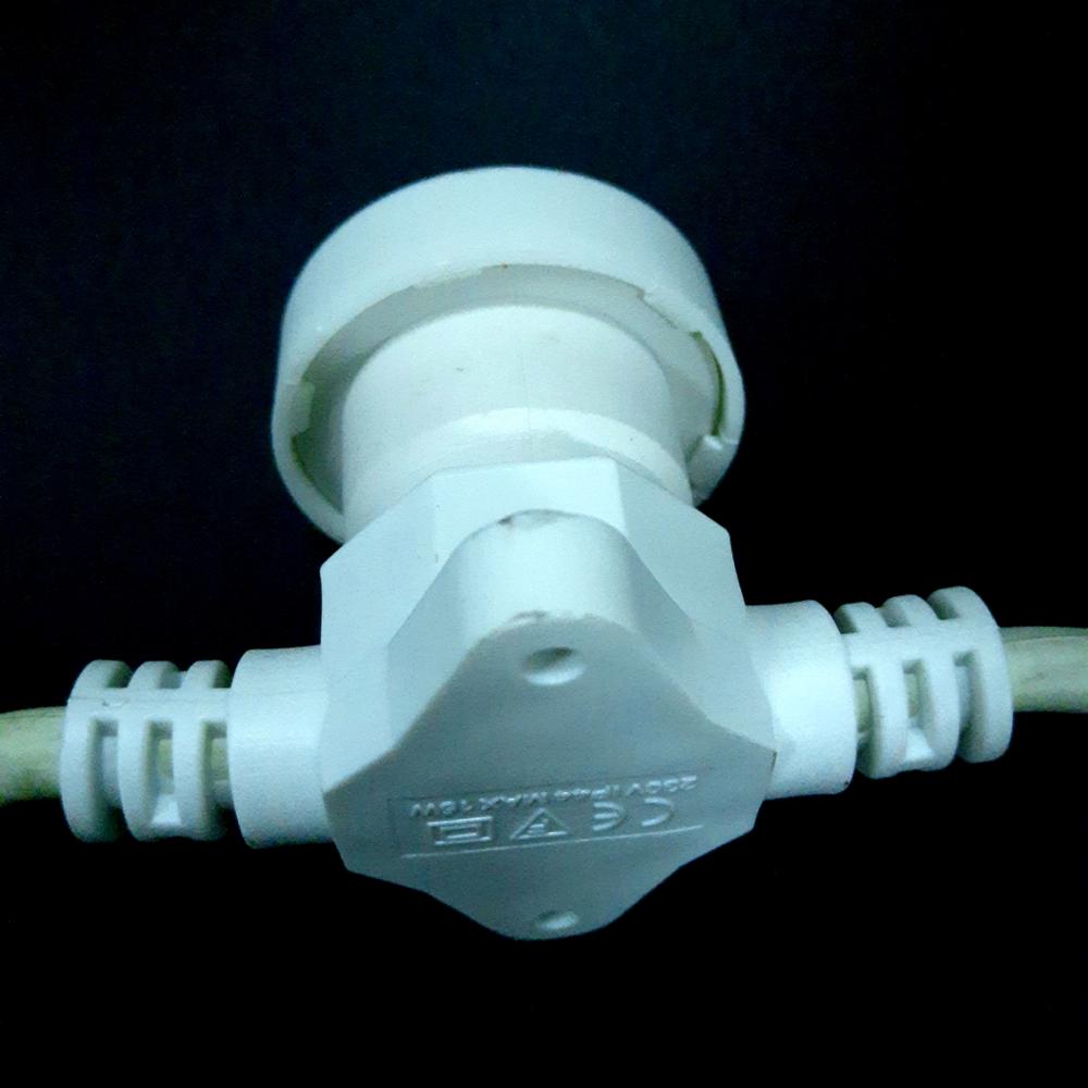 Лучший белый кабельный шнур e27 для рождественской гирлянды Lighting 100m Company - Wenda Deco 11