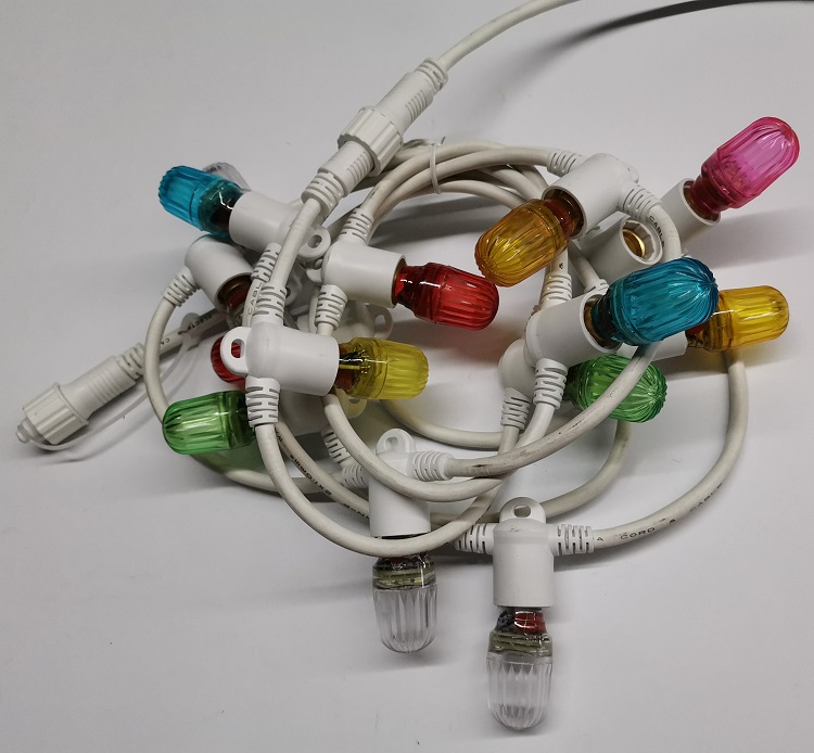 Iluminat exterior de Crăciun de calitate 3m LED Cortina lumini mini E14 Producător de lumini de centură | Wenda Deco 8