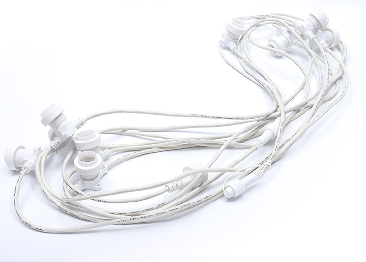 calidad 220v 10m 20 portalámparas e27 b22 led festoon cinturón luces fabricante | wenda deco 35