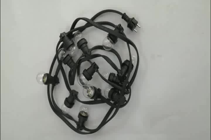 Melhor Comercial E27 B22 Exterior Impermeável Ip65 30M 50M 100M Festoon Lights Company - Wenda Deco 8
