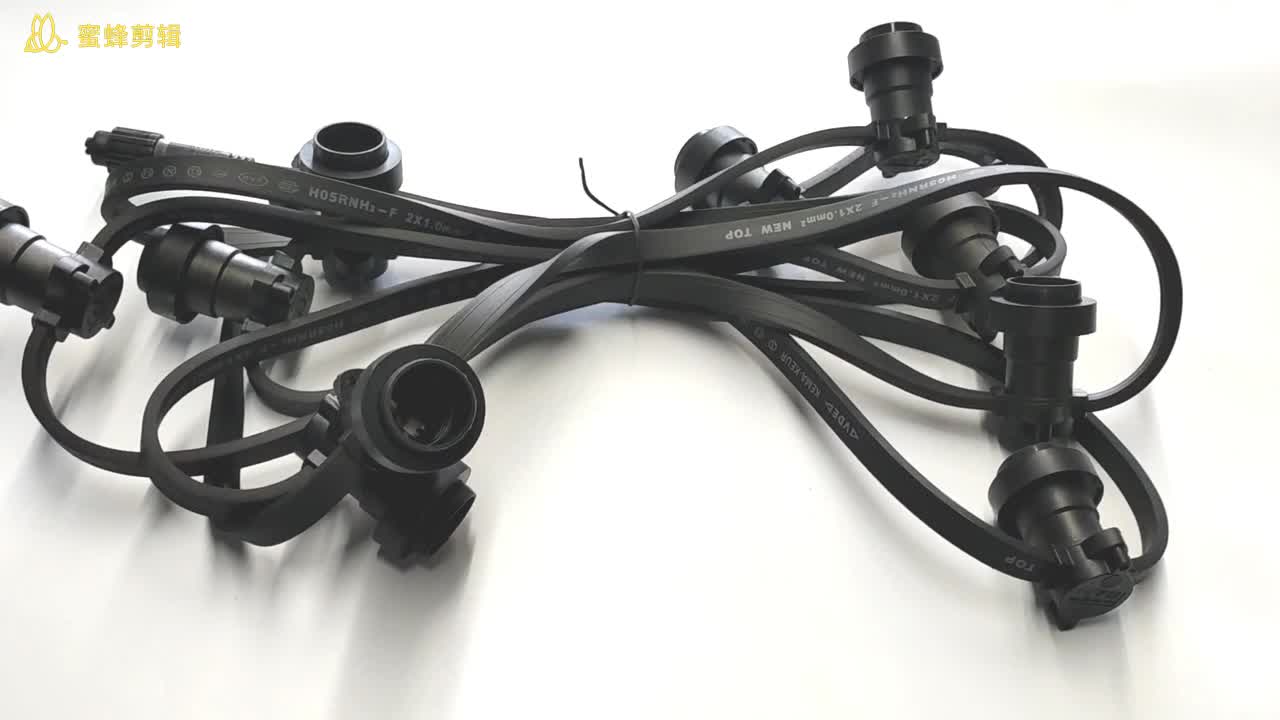 Quality wholesale outdoor string lights E27 B22 230V Manufacturer | Wenda Deco