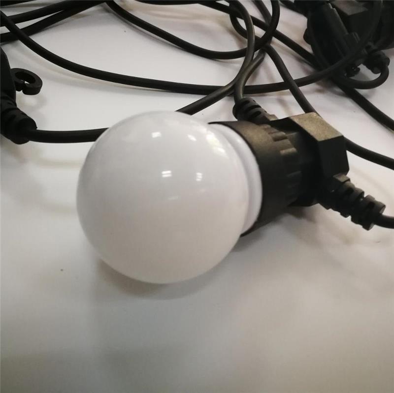 Qualität G50-Girlande wasserdichte LED-Kugel-Lichterkette von Hochzeitsterrassen-Lichterketten Hersteller | Wenda Deko 25
