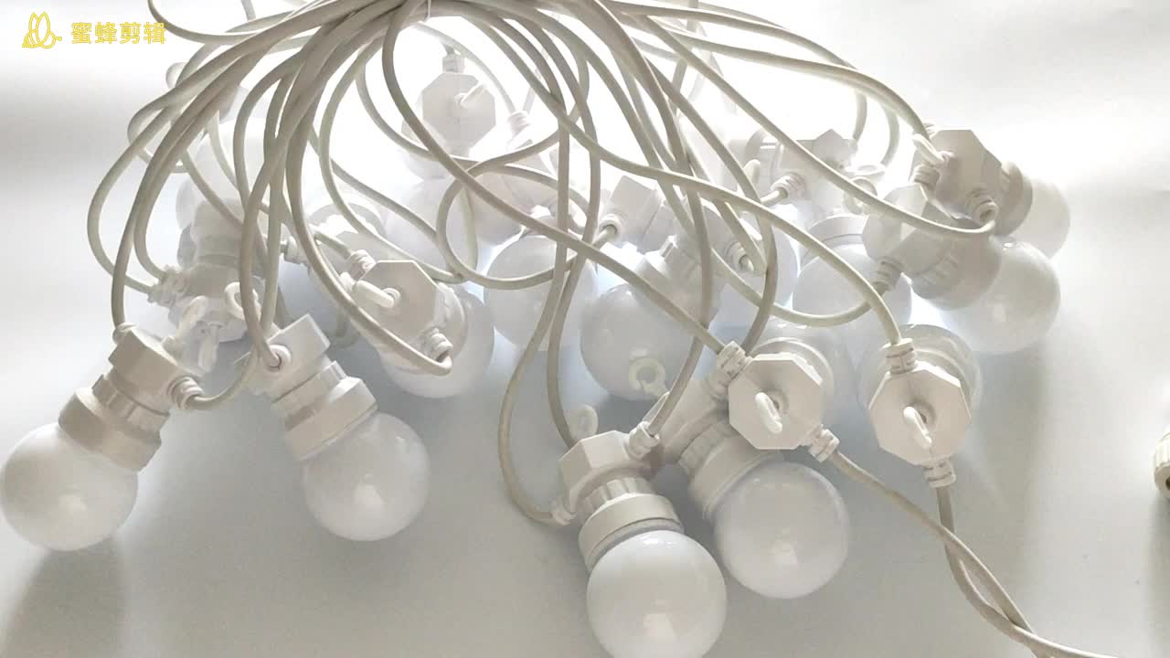Best 10M 20 Bulbs G50 Warm white garland patio globe string lights Company - Wenda Deco