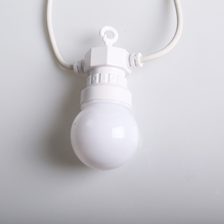 ใหม่ที่ดีที่สุด g50 สีขาวอบอุ่น 230v กันน้ำนำลูกโลกสตริงแสงของ บริษัท โคมไฟจัดงานแต่งงาน - Wenda Deco 19