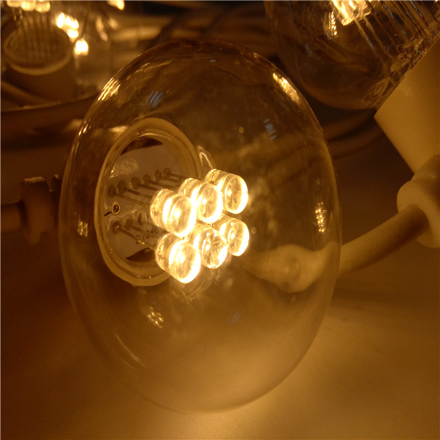 Лучшее декоративное многоцветное освещение для рождественских праздников G45 Globe Garden Lights Outdoor Light Strings - Wenda Deco 27