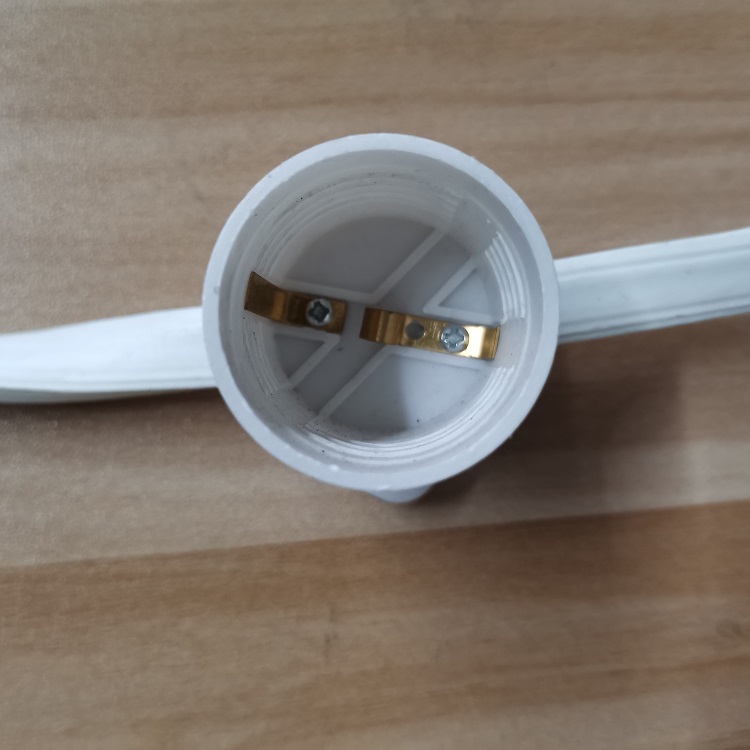 e27 ซ็อกเก็ตไฟเข็มขัดพร้อมหลอดไฟกันน้ำสวนวันหยุดลานตกแต่งคริสต์มาสไฟ LED พู่ห้อยกลางแจ้ง 17