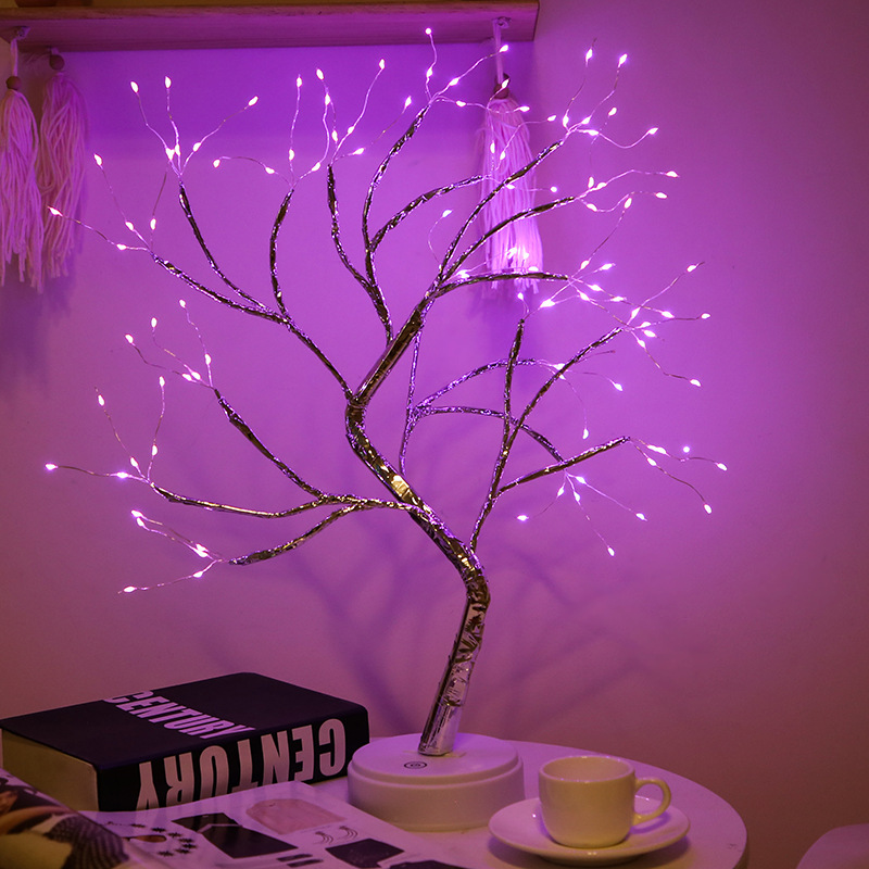 WENDA - Firefly Bonsai Tree Light - 20'' Künstliche Lichterkette Geisterbaumlampe mit 108 LED-Leuchten 2021 Neue Produkte 20
