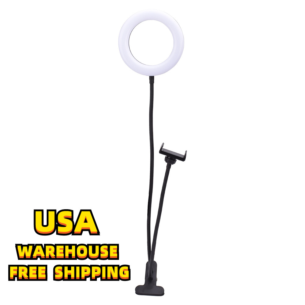 Luz de preenchimento ao vivo para mesa de trabalho 9W 5V 64LED 2835 Grânulos de lâmpada Luz branca Conexão USB 9