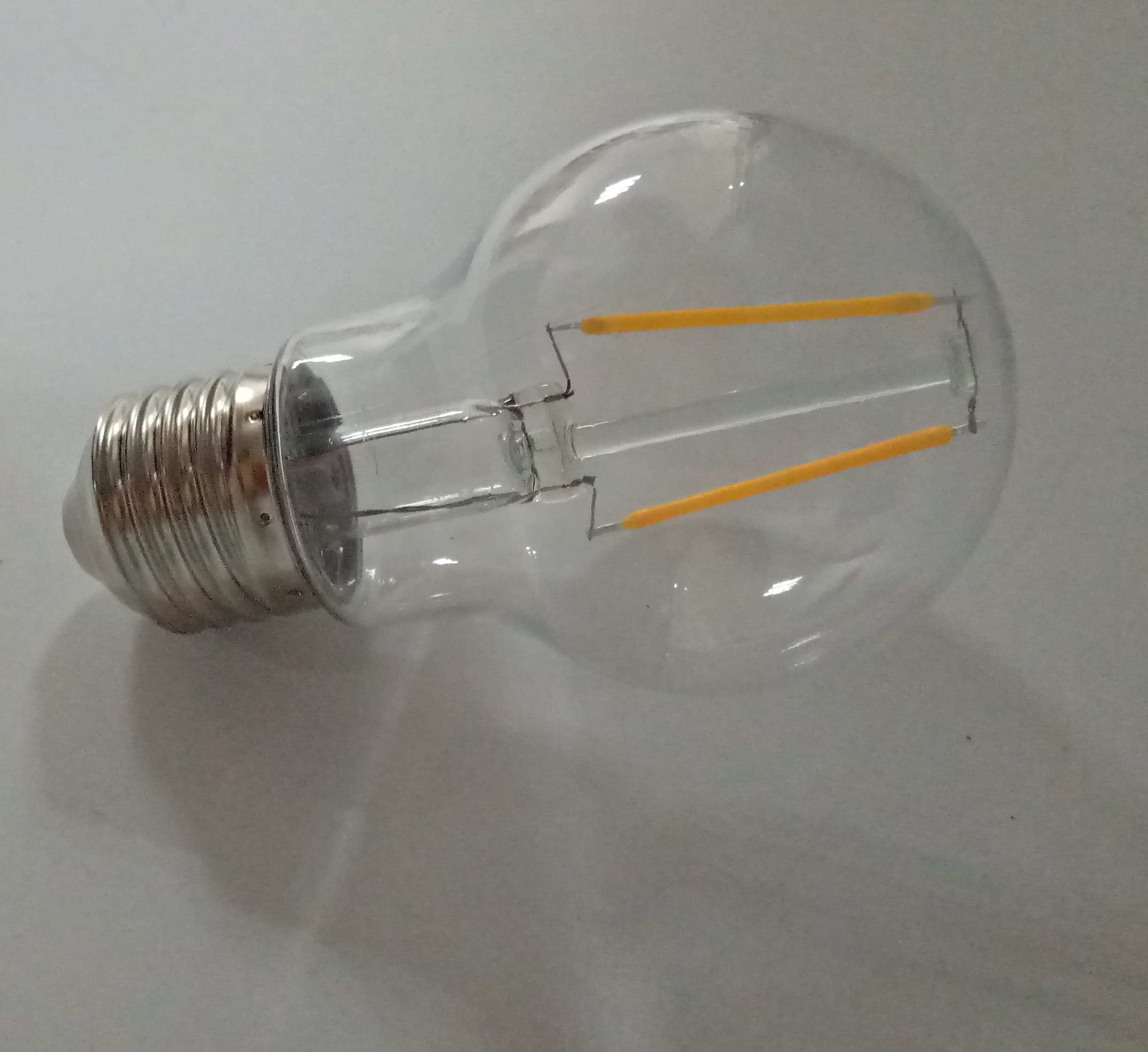 A60 G45 Led filament lamp 220v e27 screw plastic 2w dimmable led  A60 filament bulb Company - Wenda Deco 15