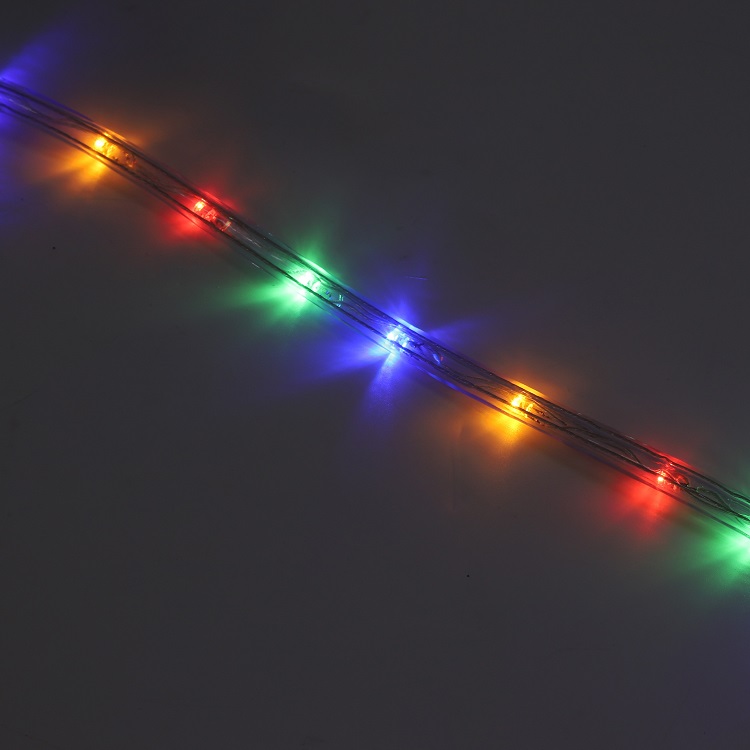 Panjang Disesuaikan Lampu Tali Luar Ruangan Tahan Air IP65 Untuk Dekorasi Natal Festoon Led Lampu Tali Multiwarna 22