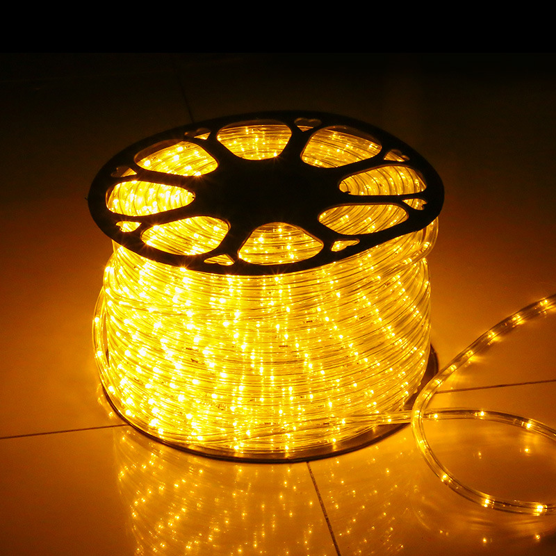 Panjang Disesuaikan Lampu Tali Luar Ruangan Tahan Air IP65 Untuk Dekorasi Natal Festoon Led Lampu Tali Multiwarna 36