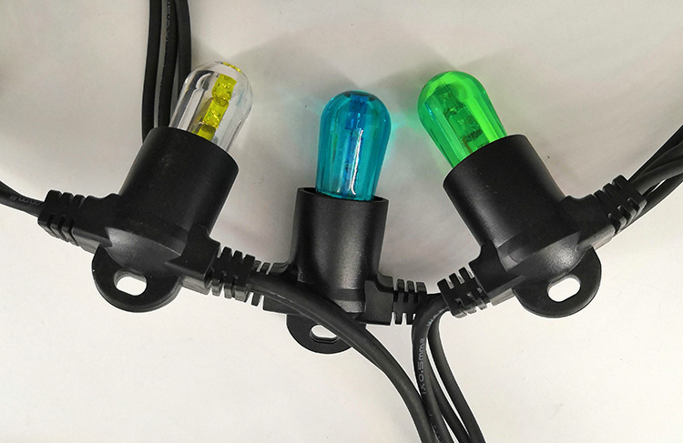 5M 20L cablu alb e14 feston de exterior led decorativ șir de petrecere lanț luminos 18