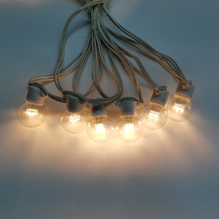 Multicolor RGB Festoon Light G45 Globe Bulb String Light G45 garland string light ผู้ผลิต | เวนด้า เดโค 8