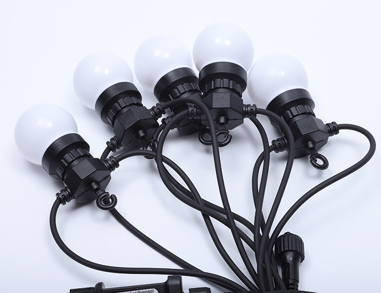 10 M Panjang Liburan Nama String Lampu Putih Hangat G50 String Lampu Dapat Dihubungkan Festoon Light Garland LED Dekorasi Natal 18