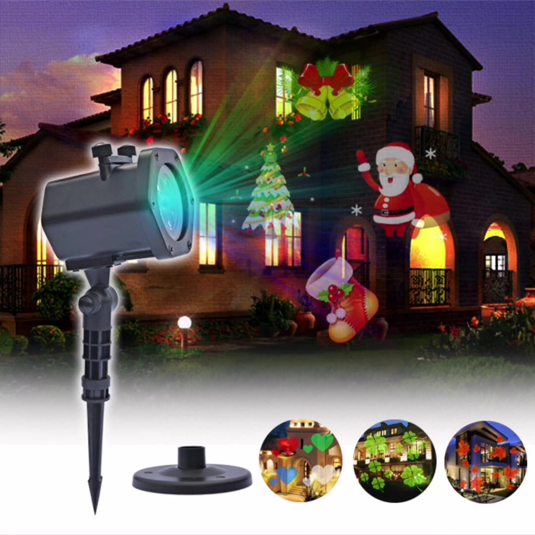Best waterproof laser light outdoor led lawn lights narrow beam Red Green laser christmas lights Company - Wenda Deco