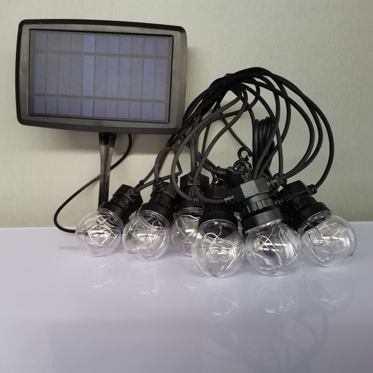 WENDA - ลูกบอลตกแต่งสวนพลังงานแสงอาทิตย์ไฟคริสต์มาสกลางแจ้งไฟพลังงานแสงอาทิตย์ G50 สตริงพลังงานแสงอาทิตย์ 14