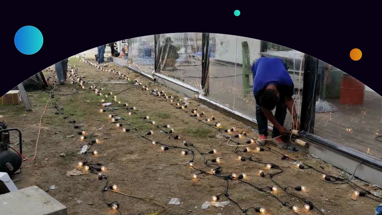 230V S14 LED FESTOON LIGHTS Application from Daniel Tailand 2