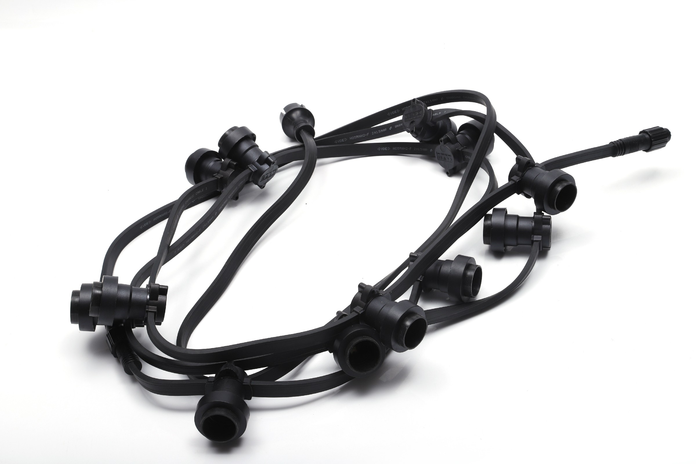 Best Festoon Lights E27 Flat Cable Festoon Belt Light 230V 9