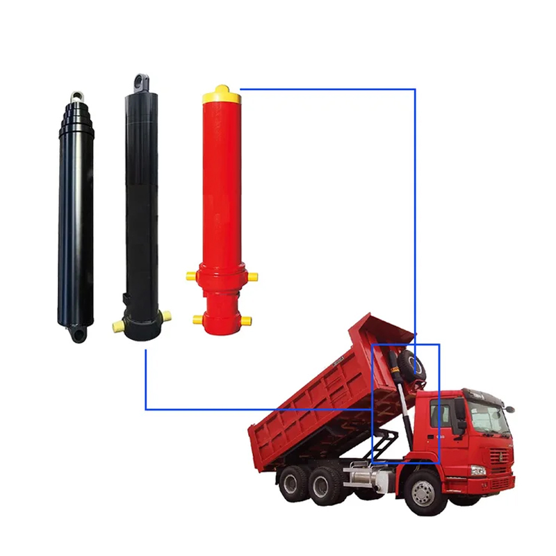 New Stage Telescopic Hydraulic Cylinder For Dump Truck Company Apex