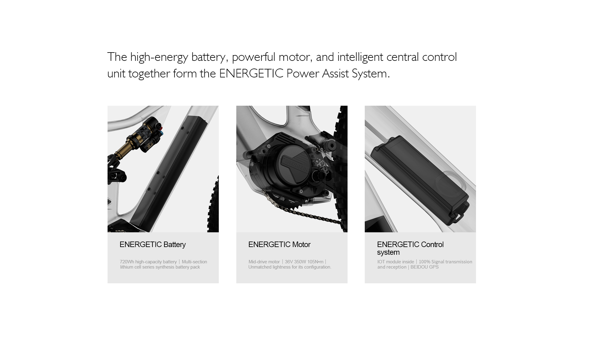 Electric Mountain Bike- ENERGY G1 ULTIMATE 11