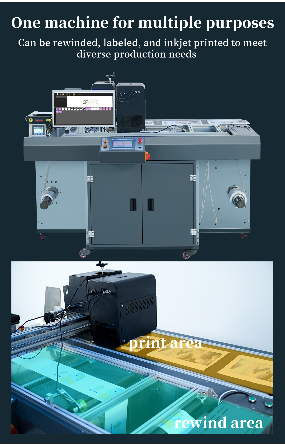 Professional roll to roll digital paper label printing machine manufacturers 15