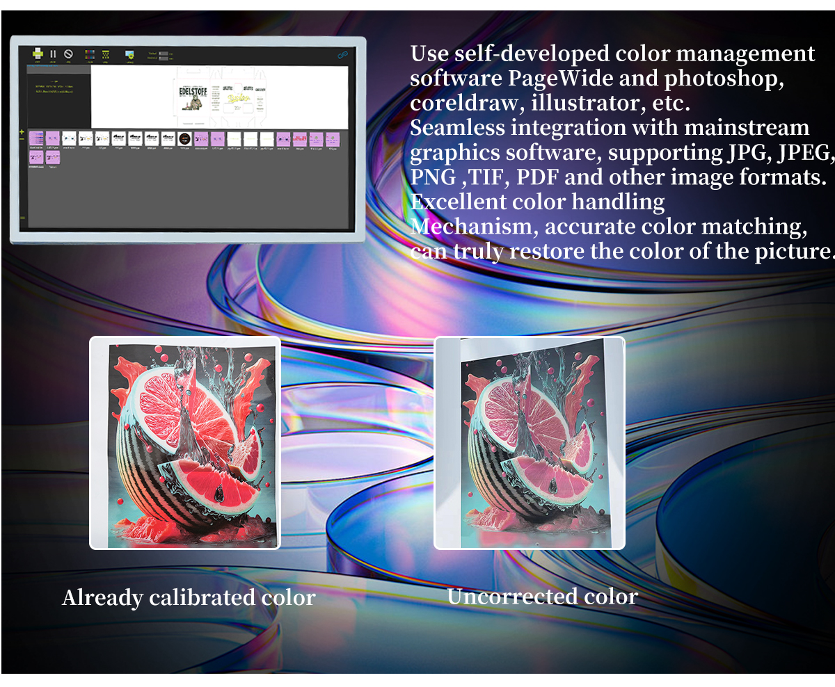 High Quality roll to roll label printer single pass printer 17