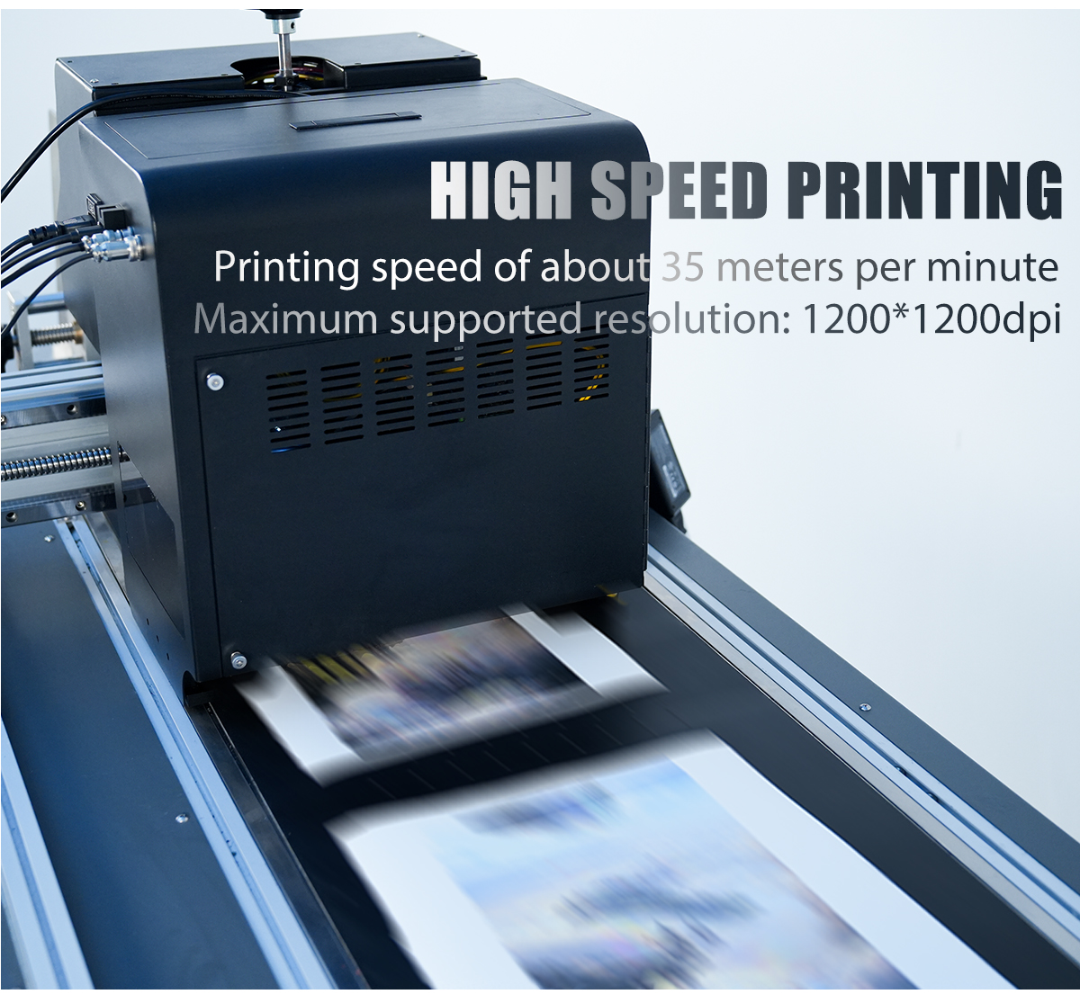 High Quality roll to roll label printer single pass printer 18